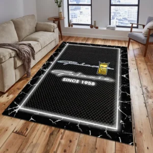 Ford Galaxie Rug, All Over Print Carpet For Ford Galaxie Lovers CAR5202192524 - Grey