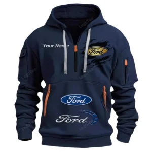 ford half zip hoodie car113021425778 best gift for him husband boyfriend navy 5ds6d