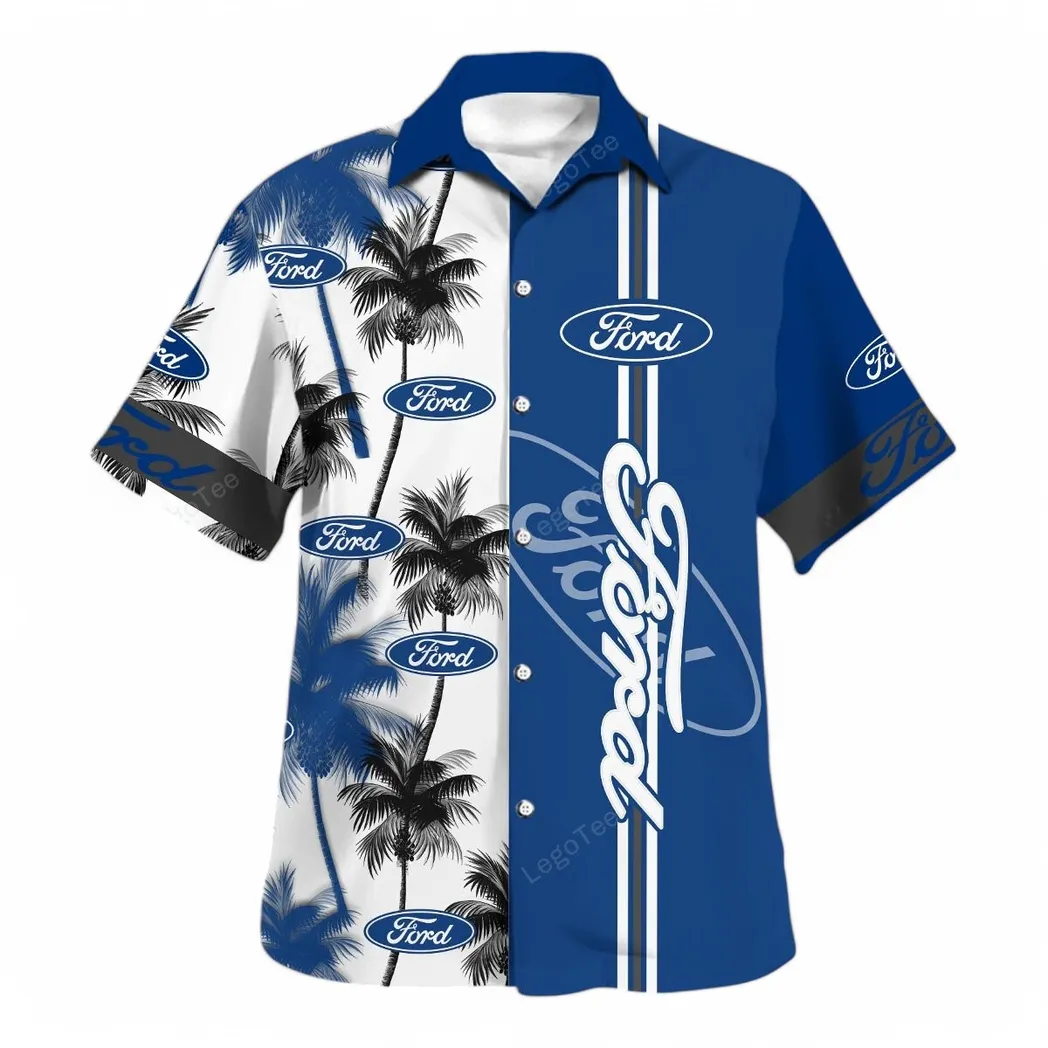 ford hawaiian shirt for men gift for ford lovers gift for him husband boyfriend car143021125000 wzidq