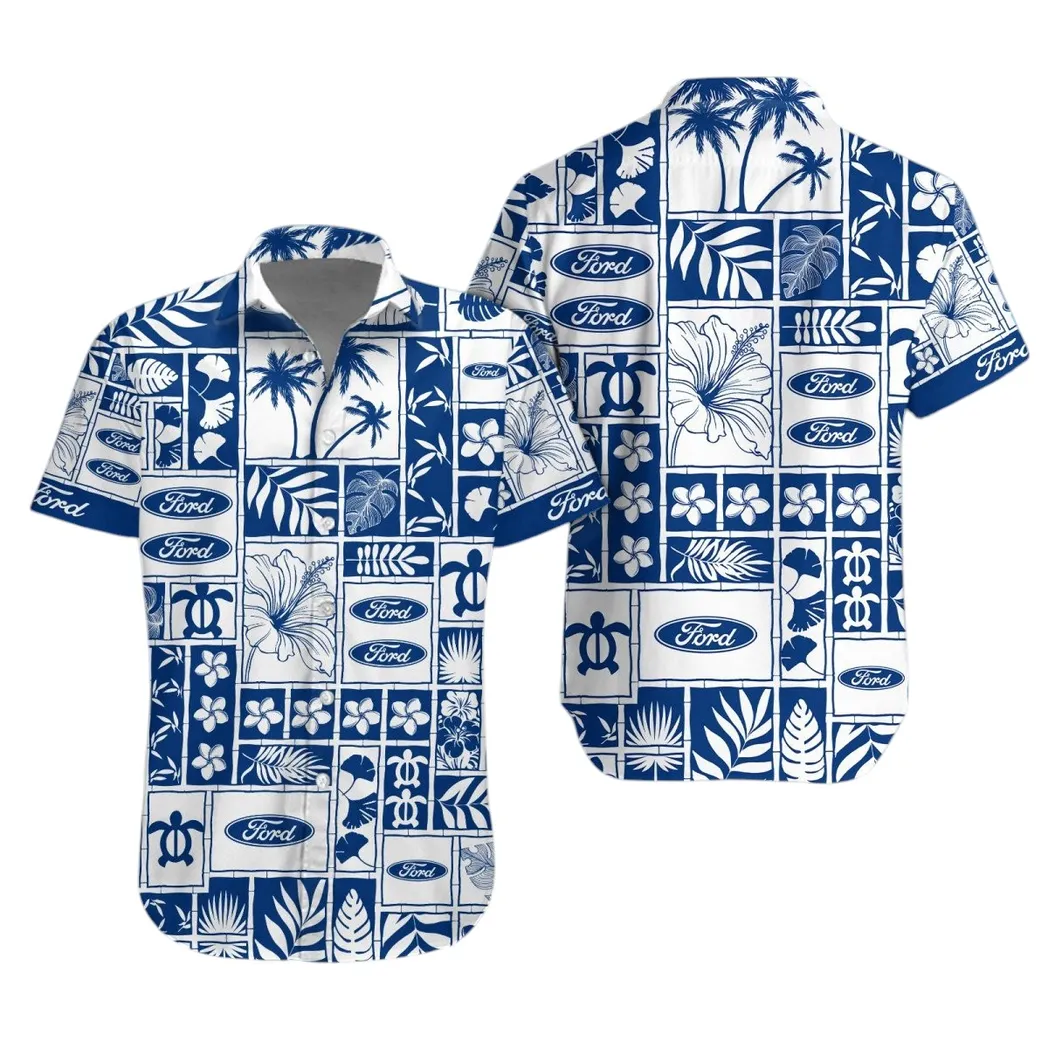 ford hawaiian shirt for men gift for ford lovers gift for him husband boyfriend car35021425004 1 pnqlk