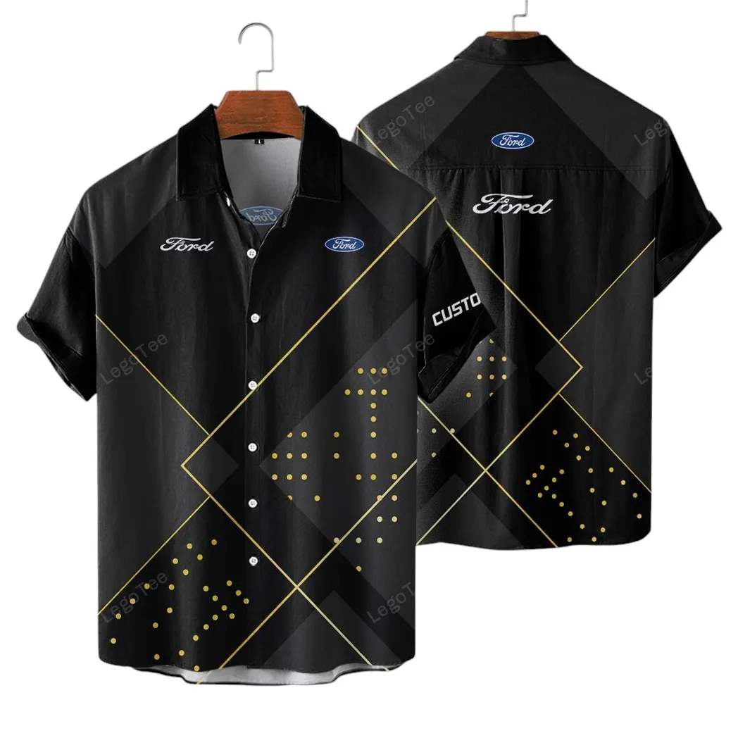 Ford Hawaiian Shirt For Men, Gift For Ford Lovers, Gift Fot Him, Husband, Boyfriend CAR11403032524