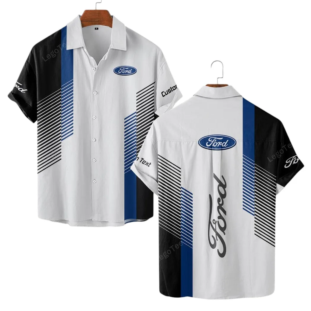 ford hawaiian shirt gift for ford lovers gift for him husband boyfriend car10703122525 nmgkj