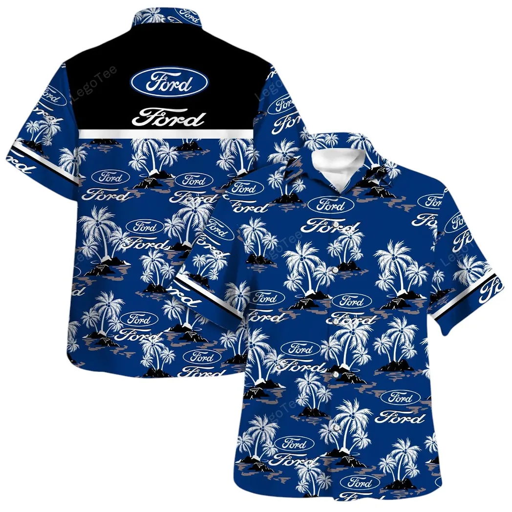 ford hawaiian shirt set for men gift for ford lovers gift for him husband boyfriend car144021125456 1 2alky