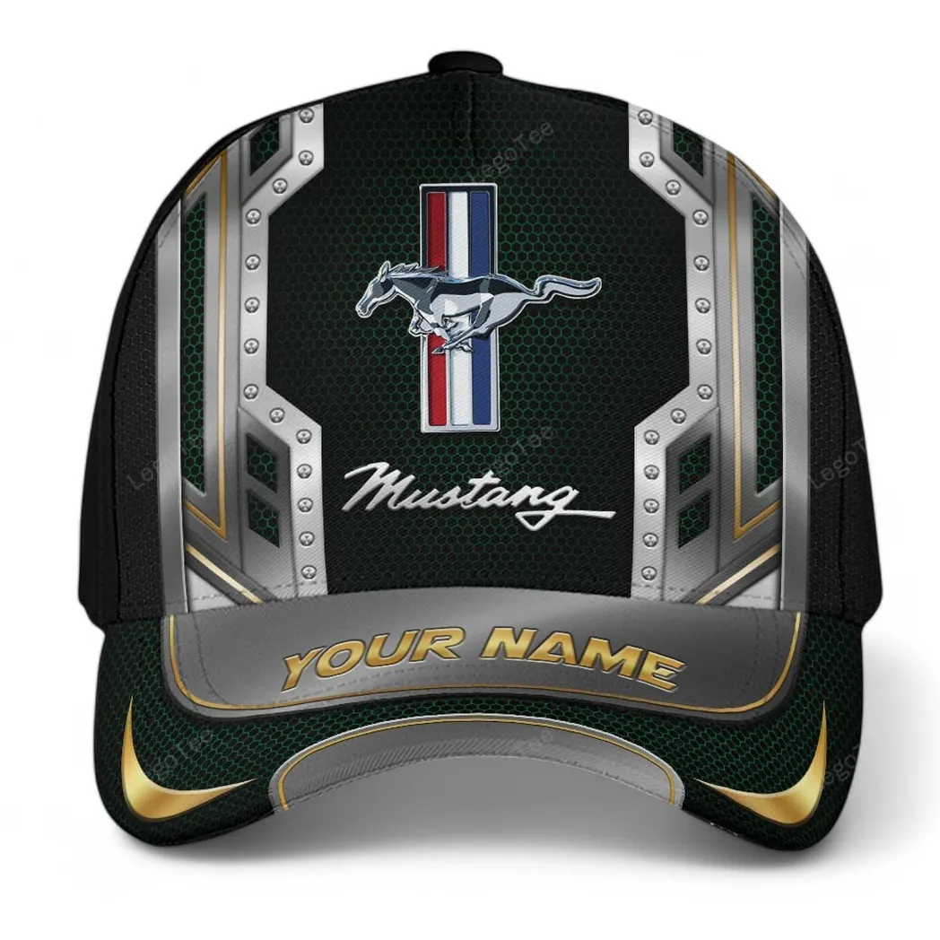 Ford Mustang Classic Cap, Gift For Ford Mustang Lovers, Gift For Him, Husband, Boyfriend CAR99031025161 - Green