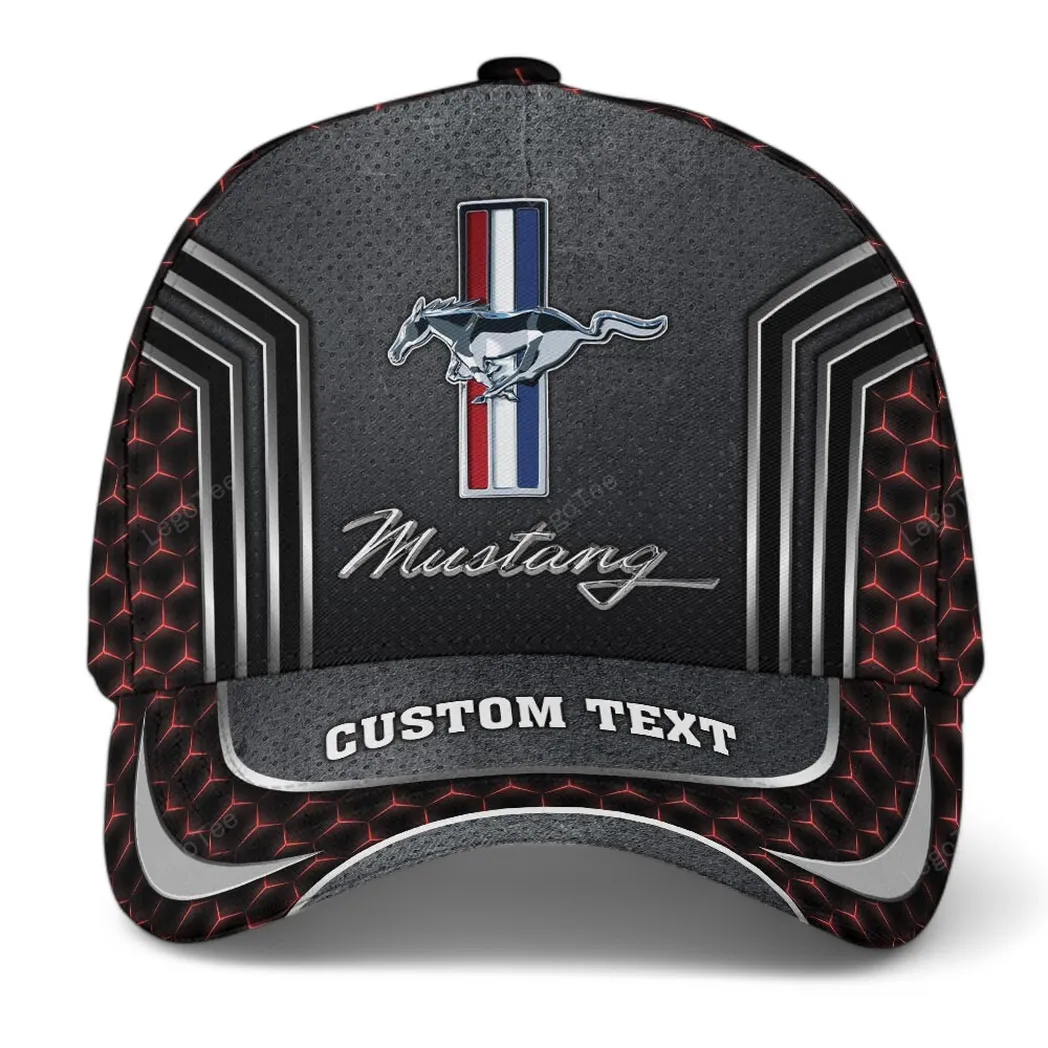 Ford Mustang Classic Cap, Gift For Ford Mustang Lovers, Gift For Him, Husband, Boyfriend CAR99031025182 - Red