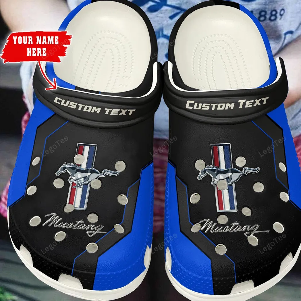 ford mustang crocs gift for ford mustang lovers gift for him husband boyfriend blue car140021225560 1 p8su7