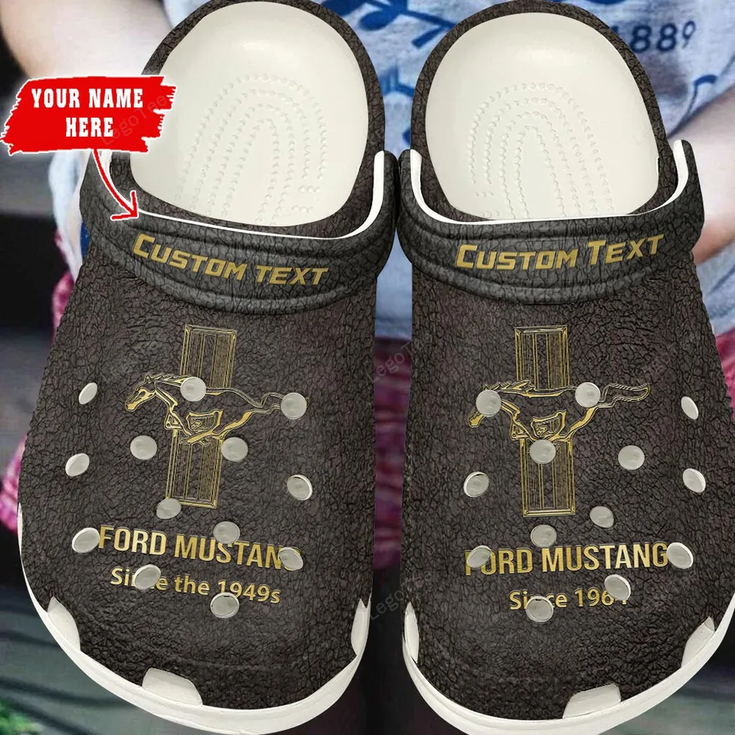 ford mustang crocs gift for ford mustang lovers gift for him husband boyfriend brown car141021225672 2