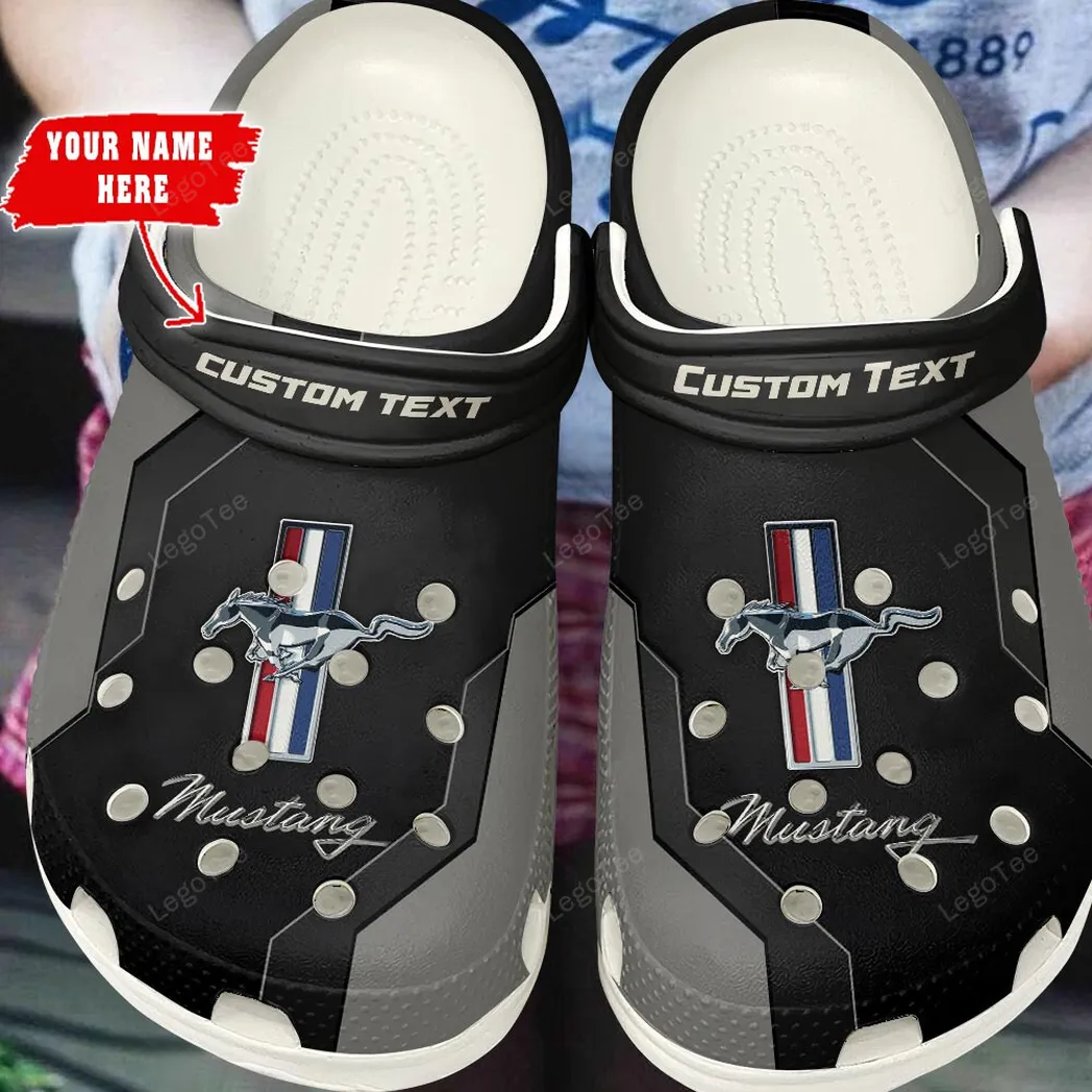 ford mustang crocs gift for ford mustang lovers gift for him husband boyfriend gray car140021225560 4 vkqvv