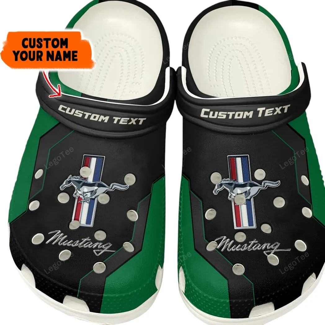 ford mustang crocs gift for ford mustang lovers gift for him husband boyfriend green car140021225560 5 jlpwg