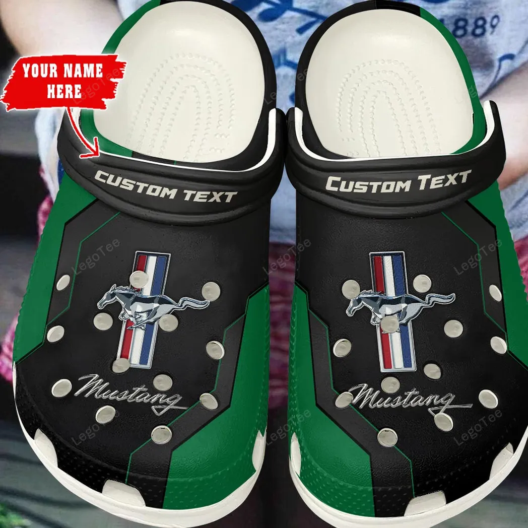 ford mustang crocs gift for ford mustang lovers gift for him husband boyfriend green car140021225560 5 ld2wk