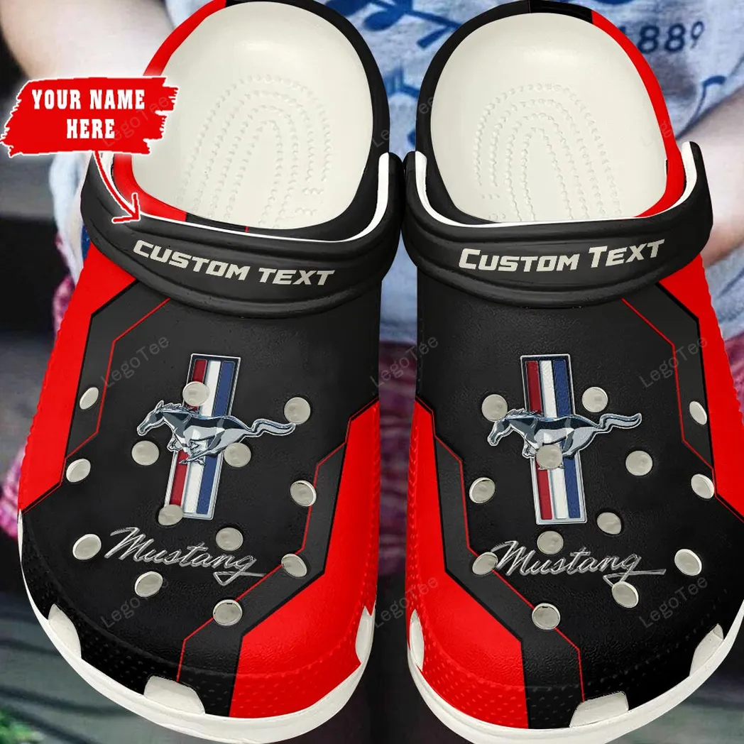 ford mustang crocs gift for ford mustang lovers gift for him husband boyfriend red car140021225560 7 4jwez