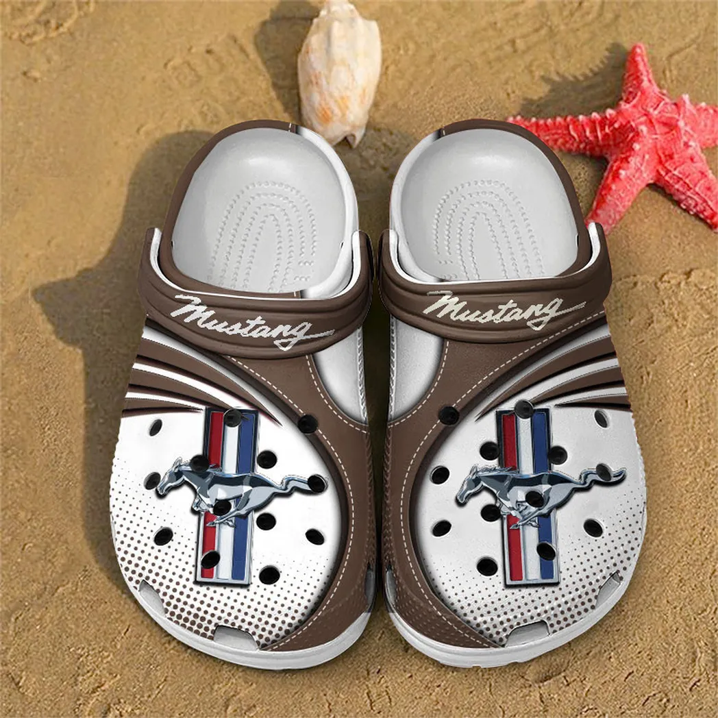 ford mustang crocs sandals for men women gift for ford mustang fan car181031525696 brown 3whey