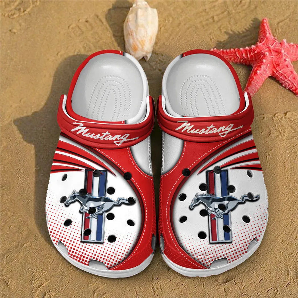 ford mustang crocs sandals for men women gift for ford mustang fan car181031525696 red sgkml