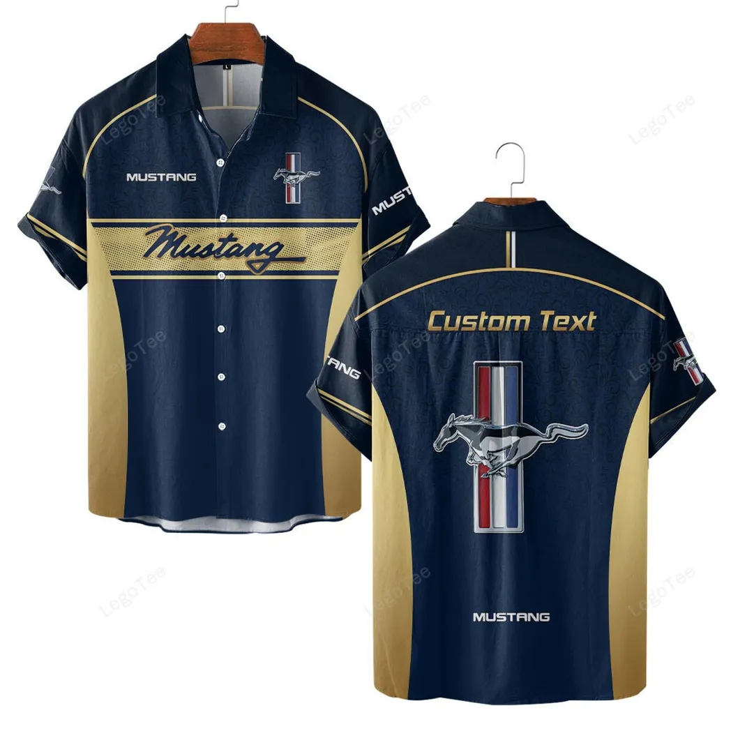 Ford Mustang Custom Hawaiian Shirts For Men, Gift For Ford Mustang Lovers, Gift For Him, Husband, Boyfriend CAR137021325894-3