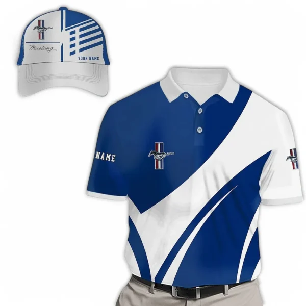 ford mustang custom polo shirt gift for men him husband boyfriend car73021525671 2