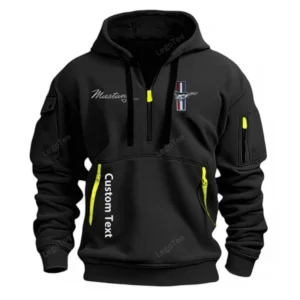 ford mustang half zip hoodie for men gift for him husband boyfriend black car112021425560 1 aulzp