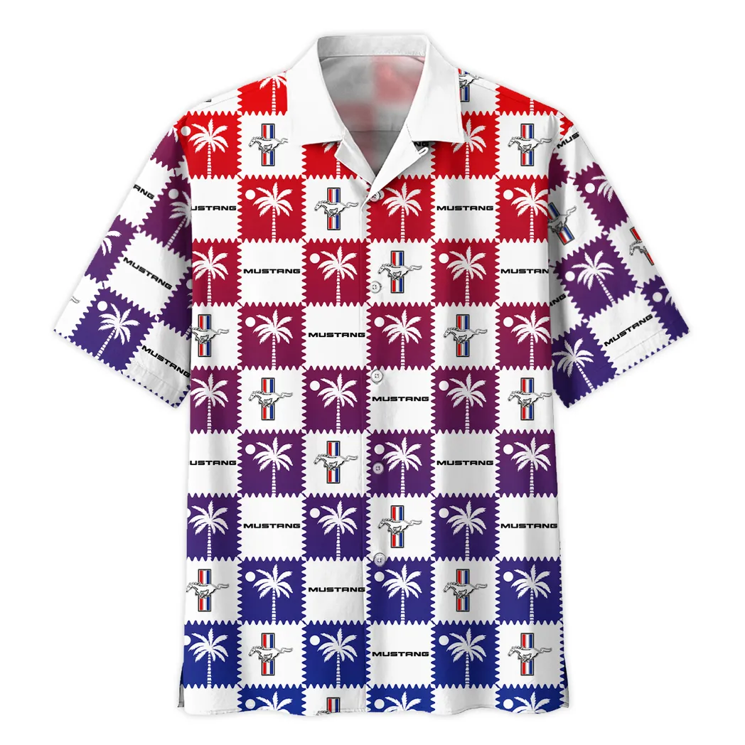 ford mustang hawaiian shirt for men gift for ford mustang lovers car200030725140 sv1b2