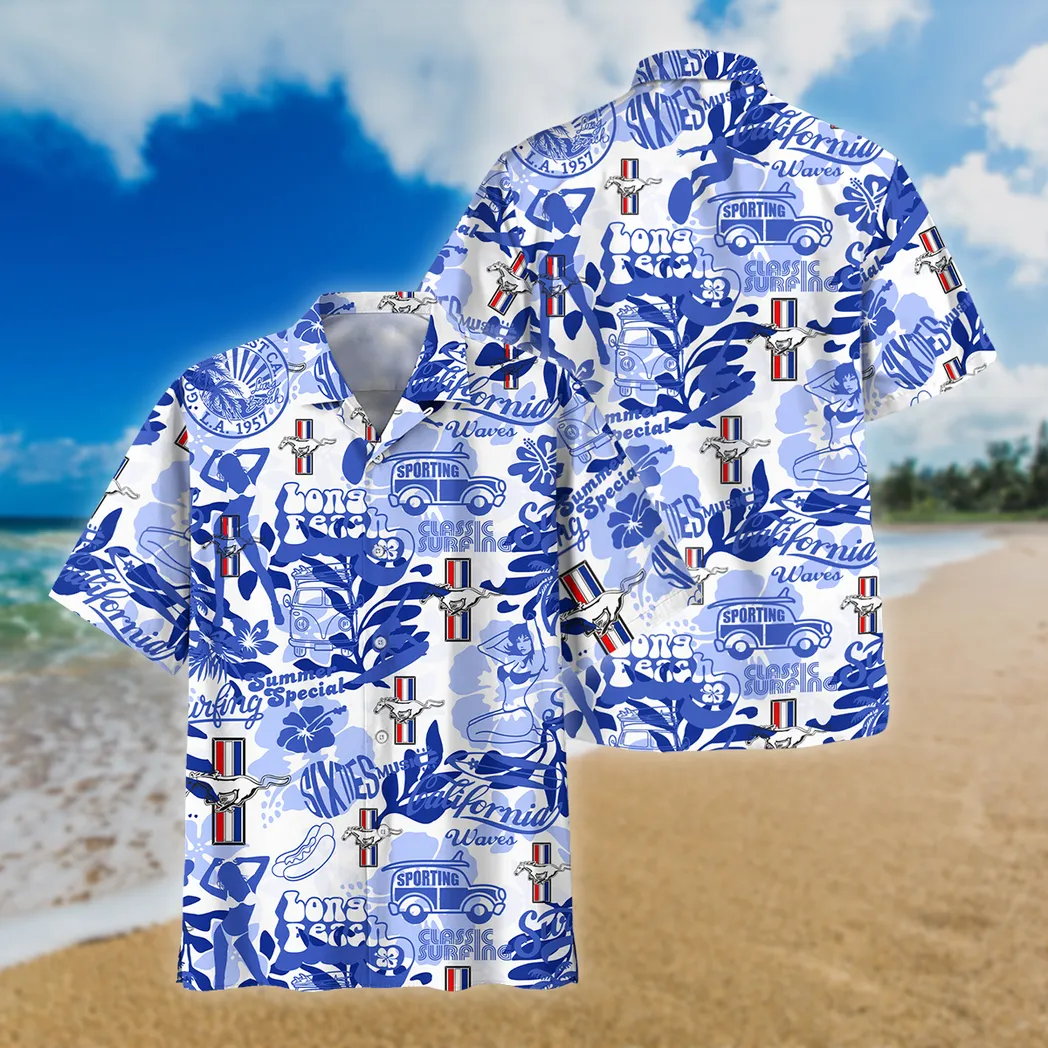 ford mustang hawaiian shirt for men gift for ford mustang lovers car201030725572 rsmcb
