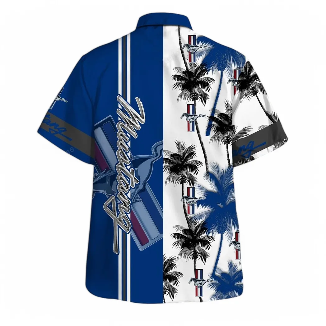 ford mustang hawaiian shirt for men gift for ford mustang lovers gift for him husband boyfriend car143021125013 6wo4t