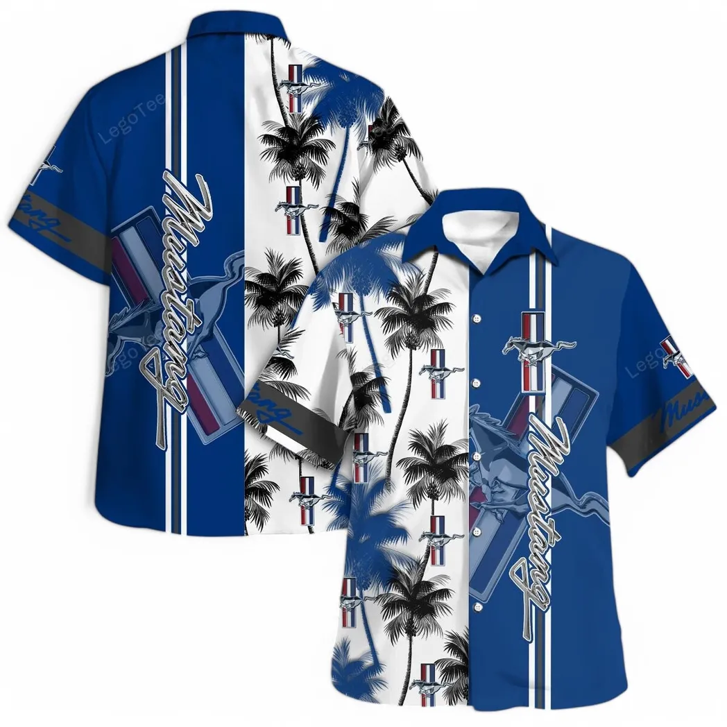 ford mustang hawaiian shirt for men gift for ford mustang lovers gift for him husband boyfriend car143021125013 adpqq