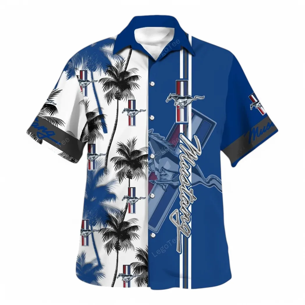 ford mustang hawaiian shirt for men gift for ford mustang lovers gift for him husband boyfriend car143021125013