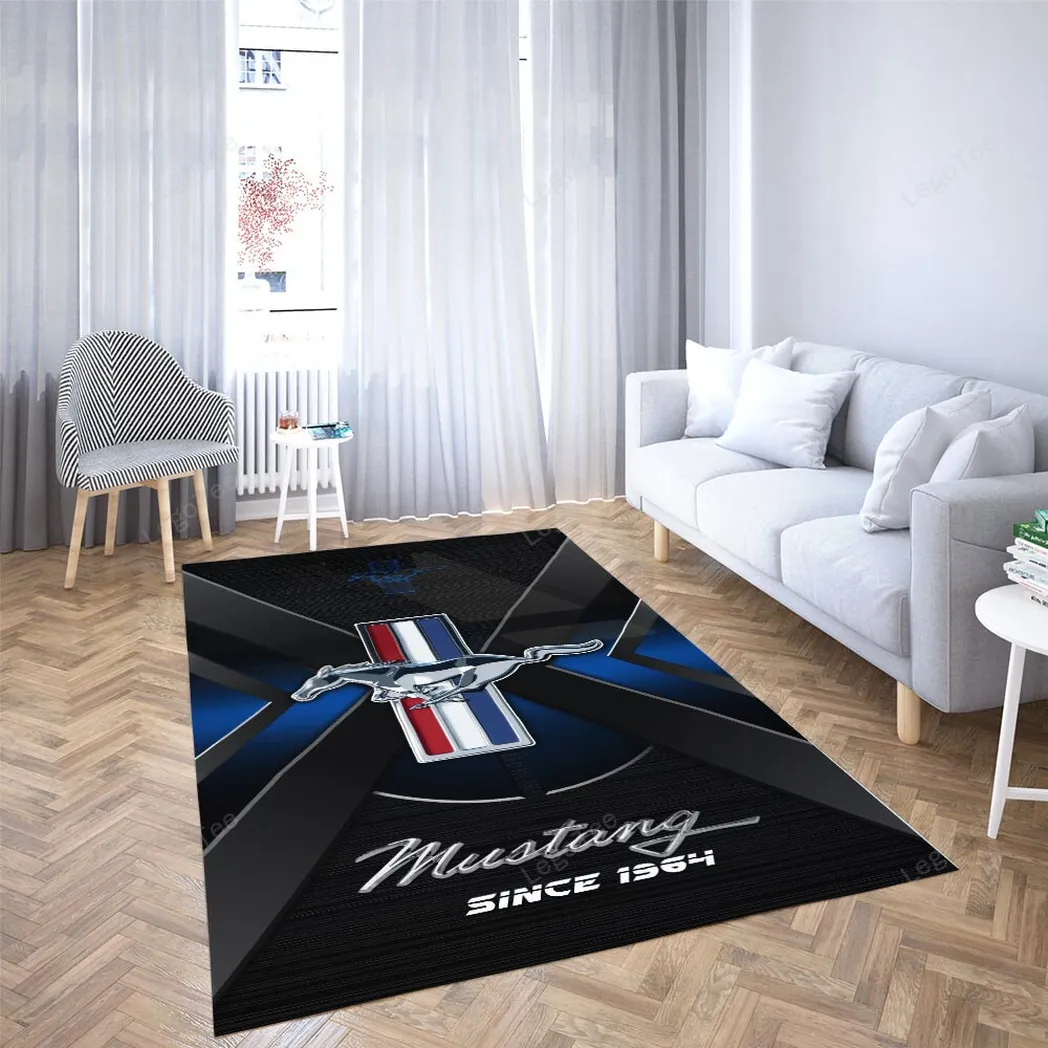 ford mustang rug gift for ford mustang lovers gift for him husband boyfriend car133021225575 3drhw