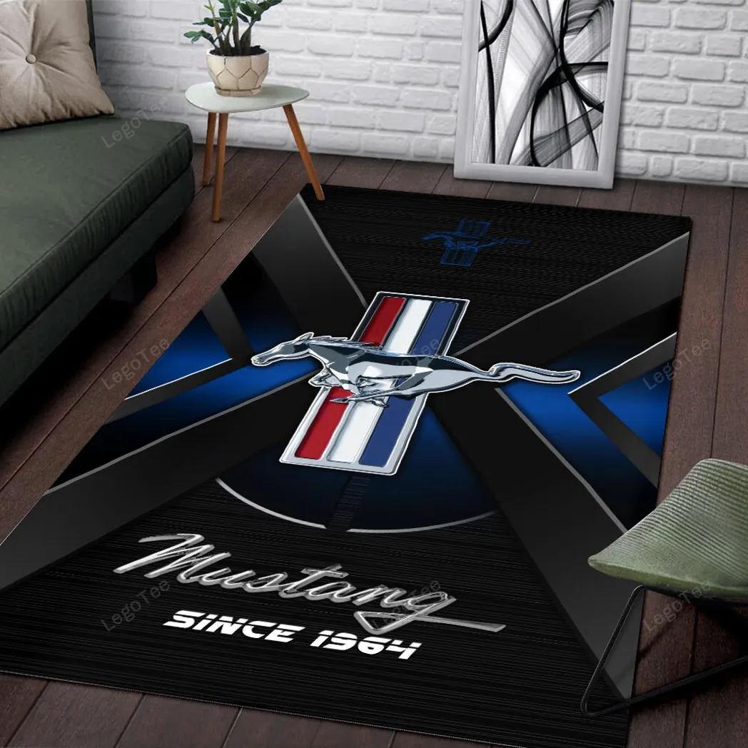 ford mustang rug gift for ford mustang lovers gift for him husband boyfriend car133021225575 utw12