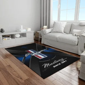 Ford Mustang Rug, All Over Print Carpet For Ford Mustang Lovers CAR133021225575