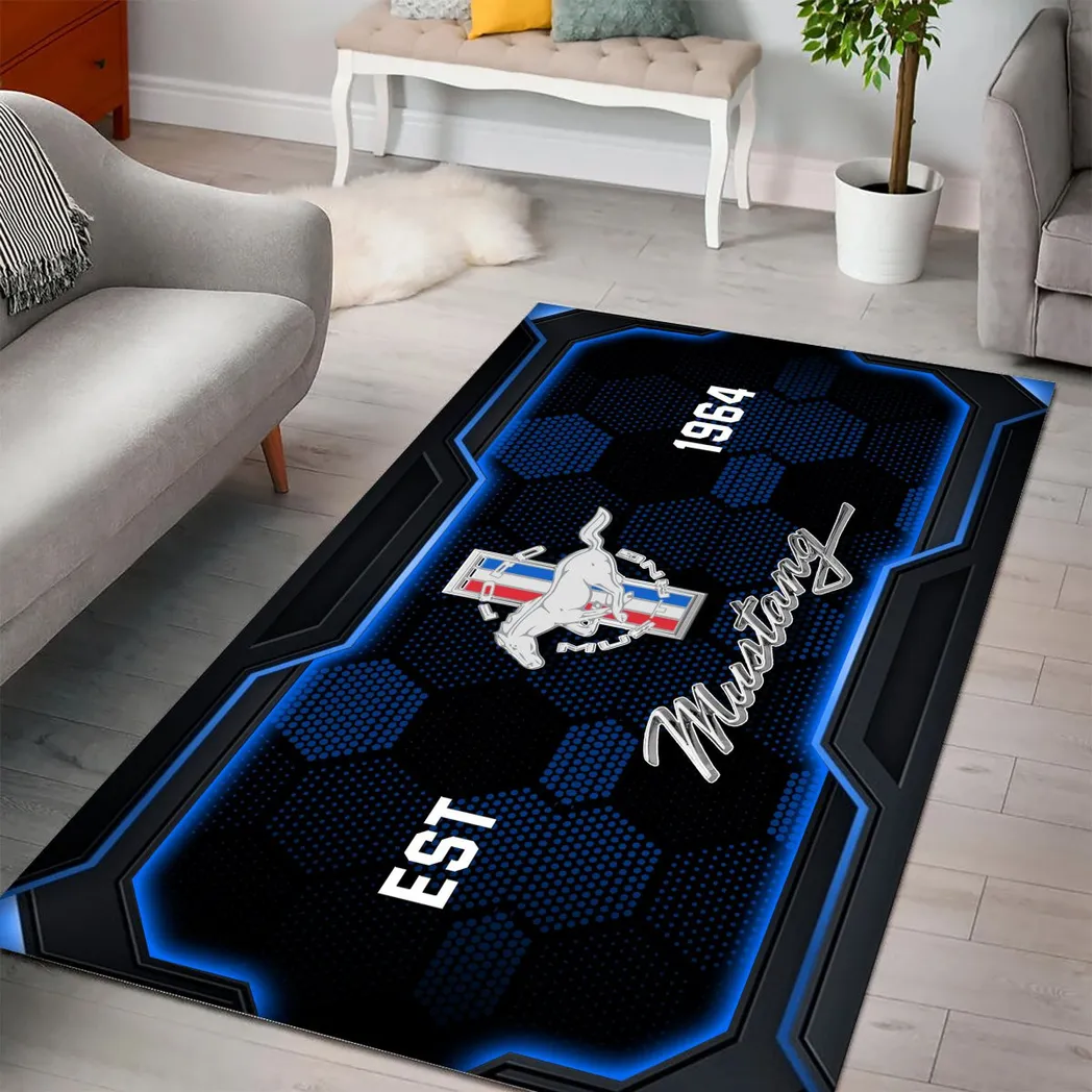 ford mustang rug gift for ford mustang lovers gift for him husband boyfriend car3102132559 3wuvc