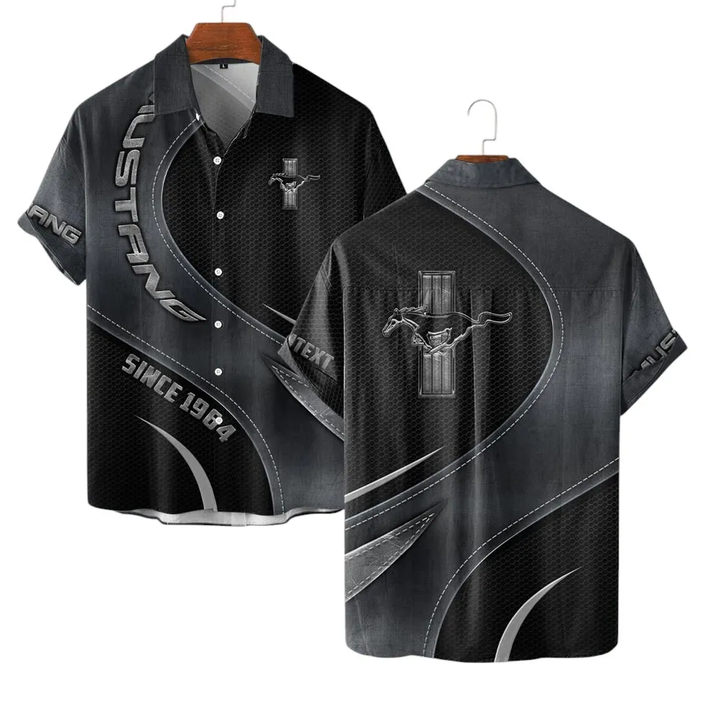 ford mustang vintage hawaiian shirts gift for ford mustang lovers gift for him husband boyfriend car17102252519