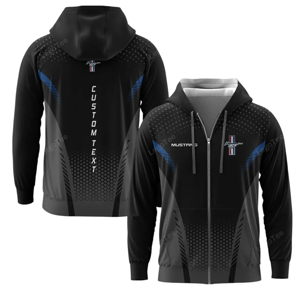 Ford Mustang Zipper Hoodie, Gift For Ford Mustang Lovers, Gift For Him, Husband, Boyfriend CAR10803122525