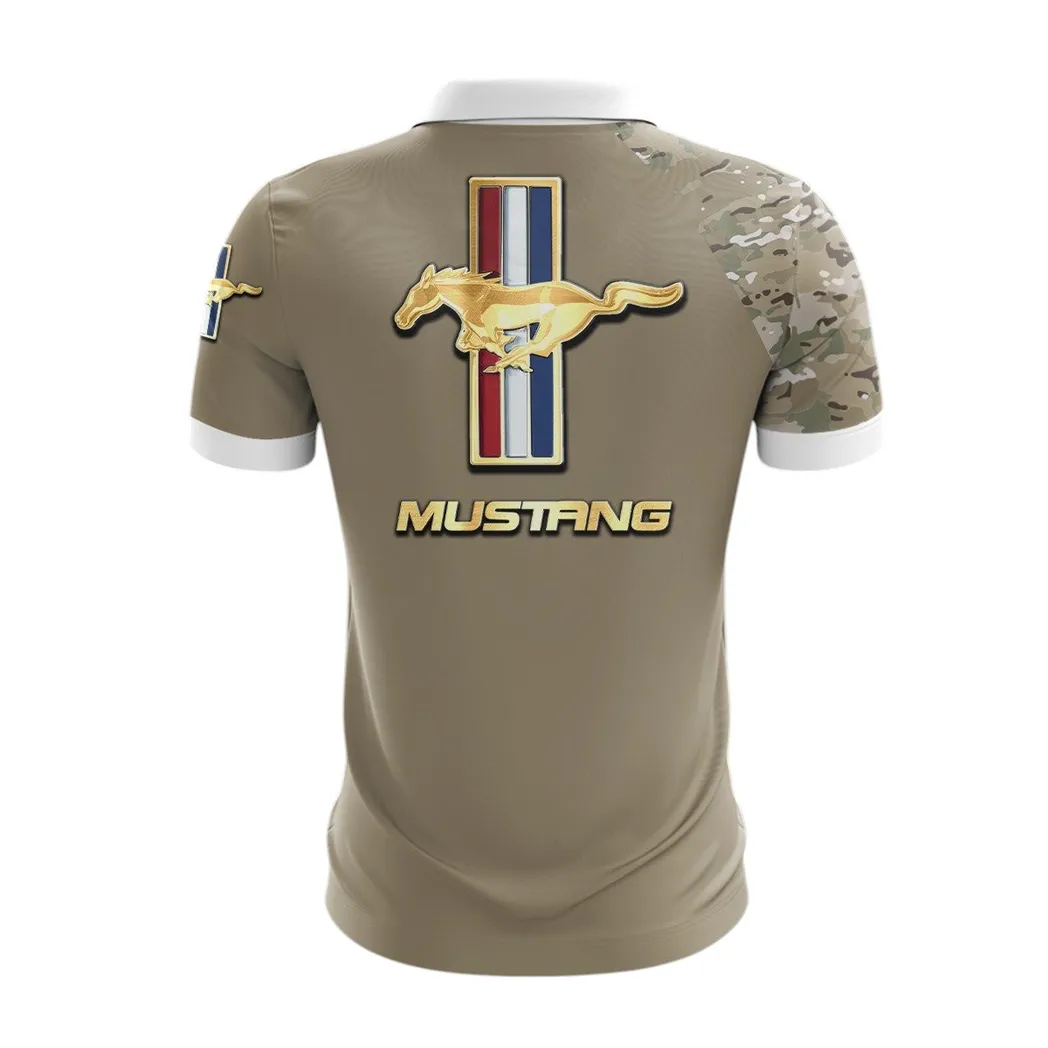 ford mustang zipper polo shirt gift for ford mustang lovers gift for him husband boyfriend car340213030 1 qnpm4