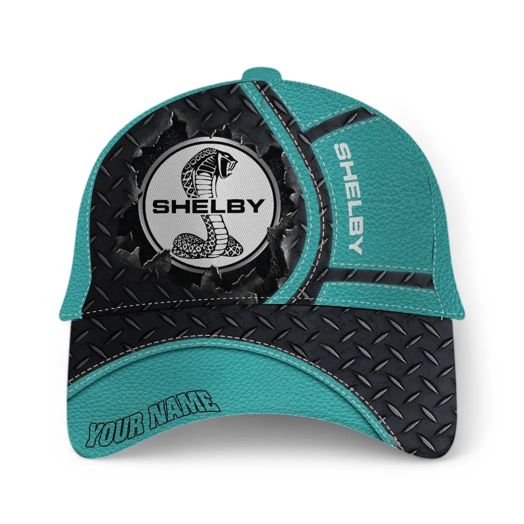 Ford Shelby Classic Cap, Gift For Ford Shelby Lovers, Gift For Him, Husband, Boyfriend - Cyan CAR49021825024-2