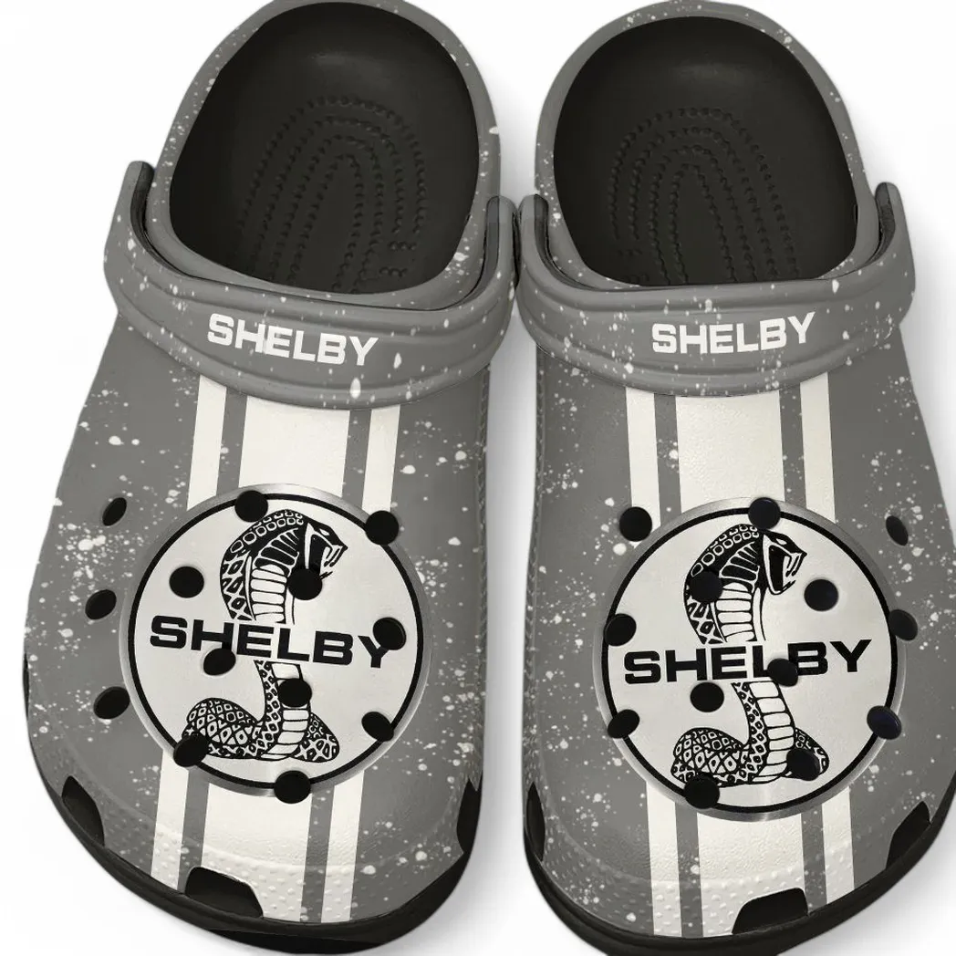 Ford Shelby Crocs, Gift For Ford Shelby Lovers, Gift For Him, Husband, Boyfriend CAR62022025097 - Black