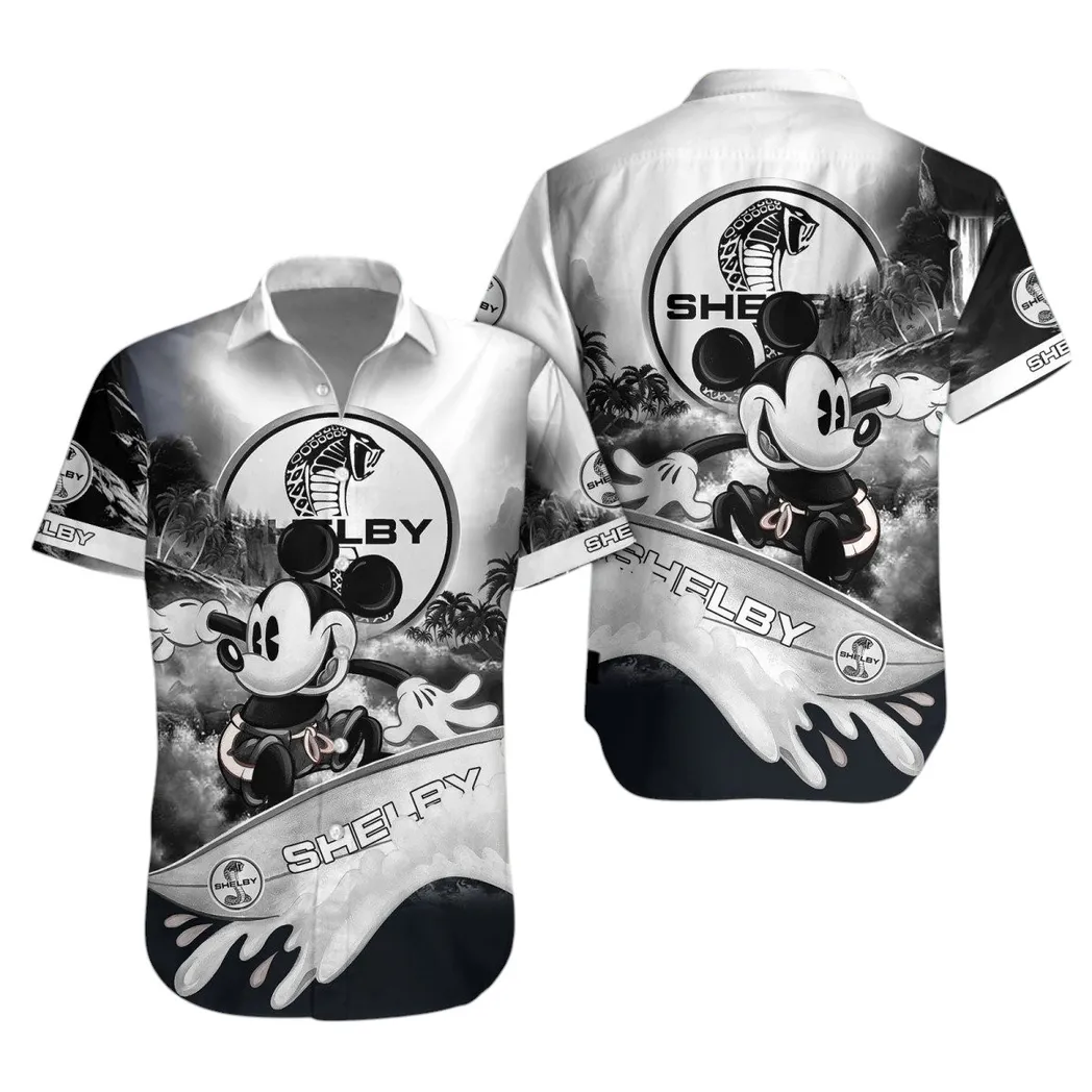 ford shelby hawaiian shirt for men gift for ford shelby lovers gift for him husband boyfriend car53030625039 ii7kb