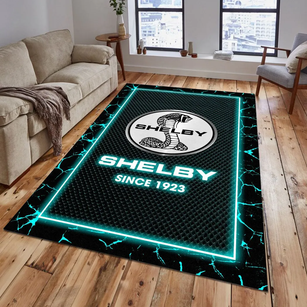 ford shelby rug gift for ford shelby lovers gift for him husband boyfriend car5202192526 cyan 4i6kp