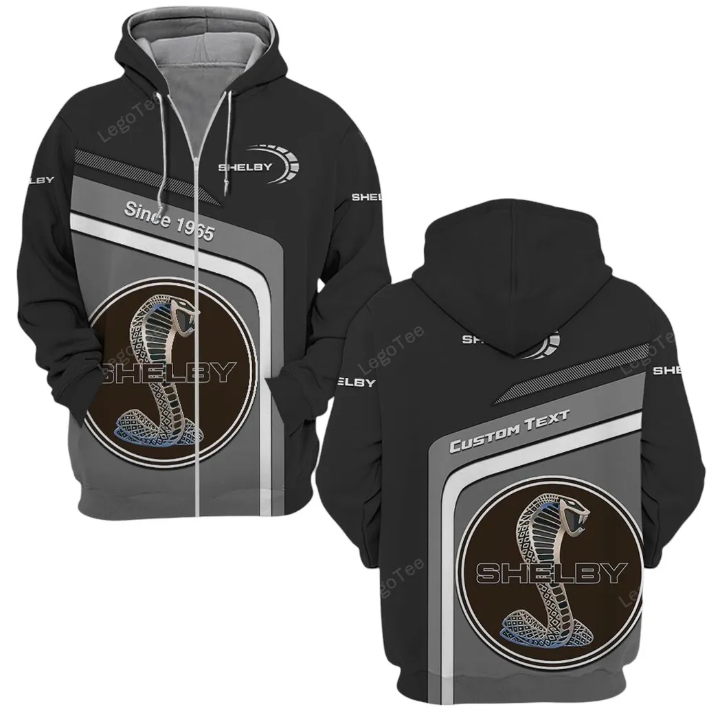 Ford Shelby Zipper Hoodie, Gift For Ford Shelby Lovers, Gift For Him, Husband, Boyfriend CAR11103032568