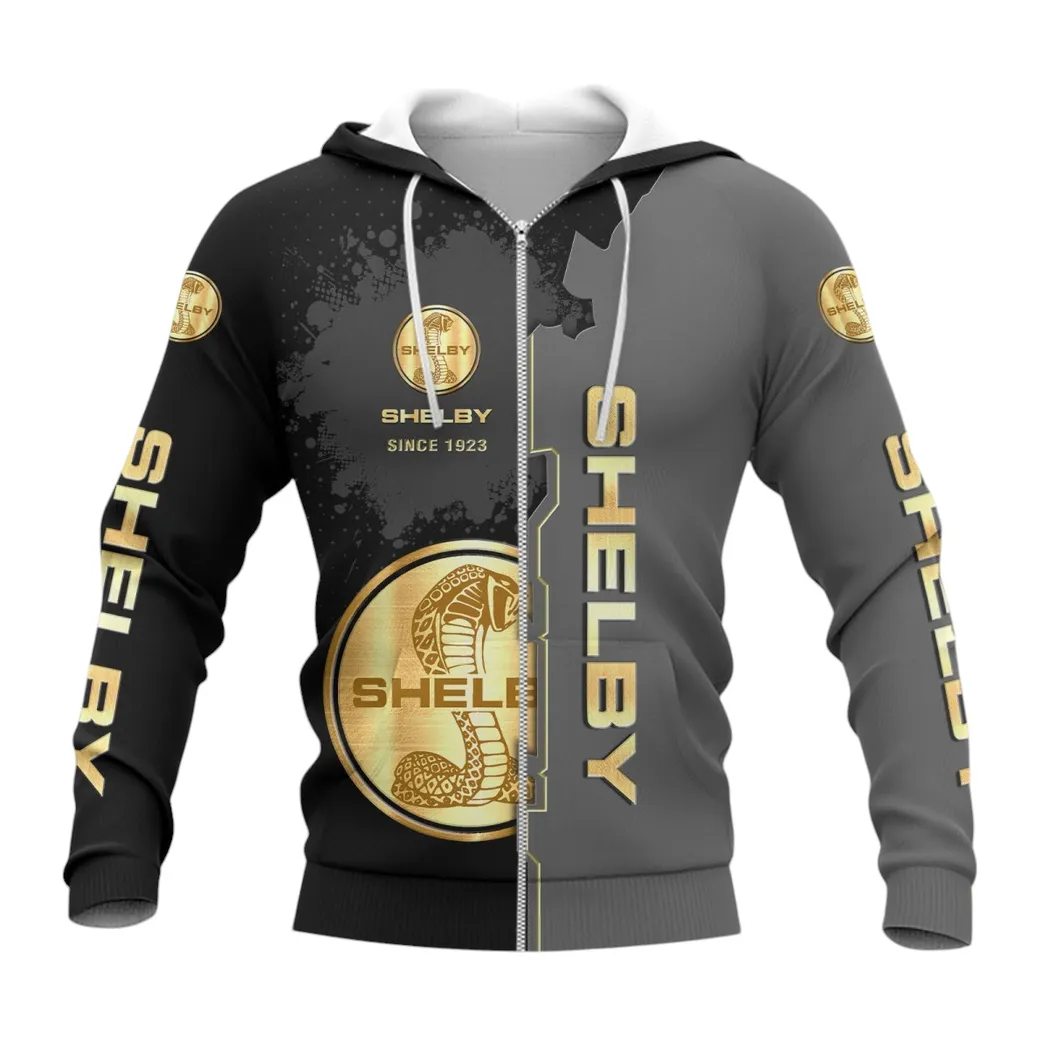 ford shelby zipper hoodie gift for ford shelby lovers gift for him husband boyfriend car44021725029 3 whij0