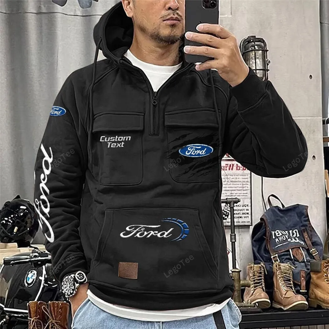 ford tactical quarter zip hoodie gift for ford lovers gift for him husband boyfriend black car122021425004 2 geiu1