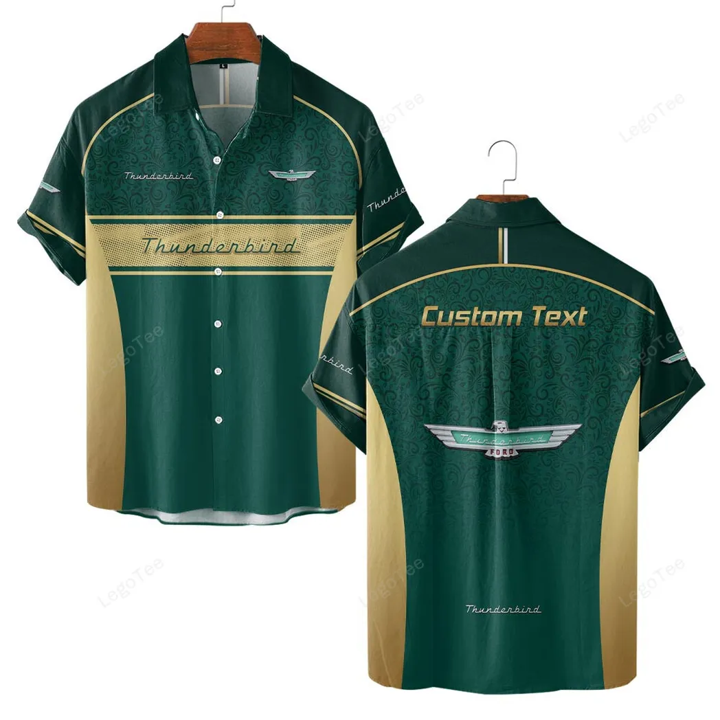 ford thunderbird custom hawaiian shirts for men gift for ford thunderbird lovers gift for him husband boyfriend car137021325920 3 goh3c