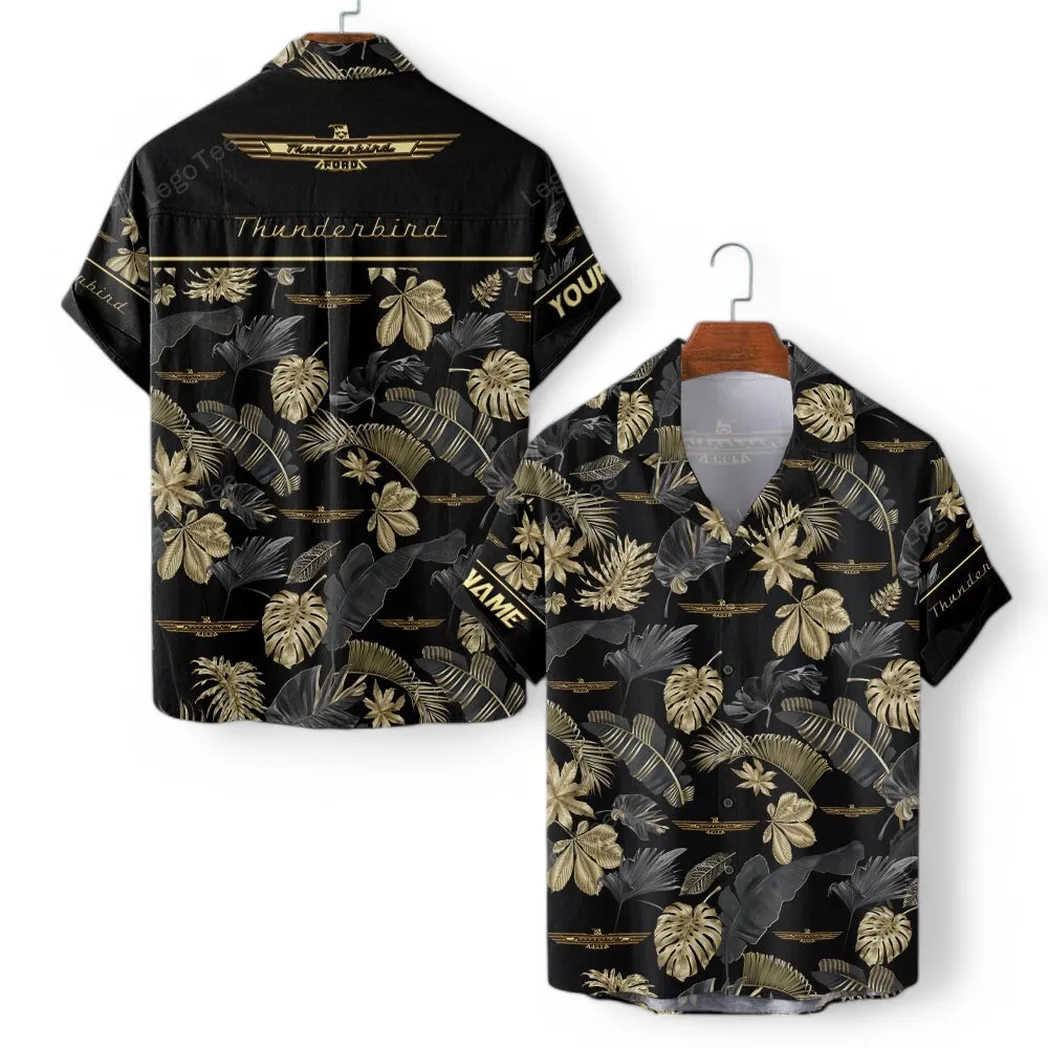 ford thunderbird custom hawaiian shirts for men gift for ford thunderbird lovers gift for him husband boyfriend car139021125200 2 zvws6