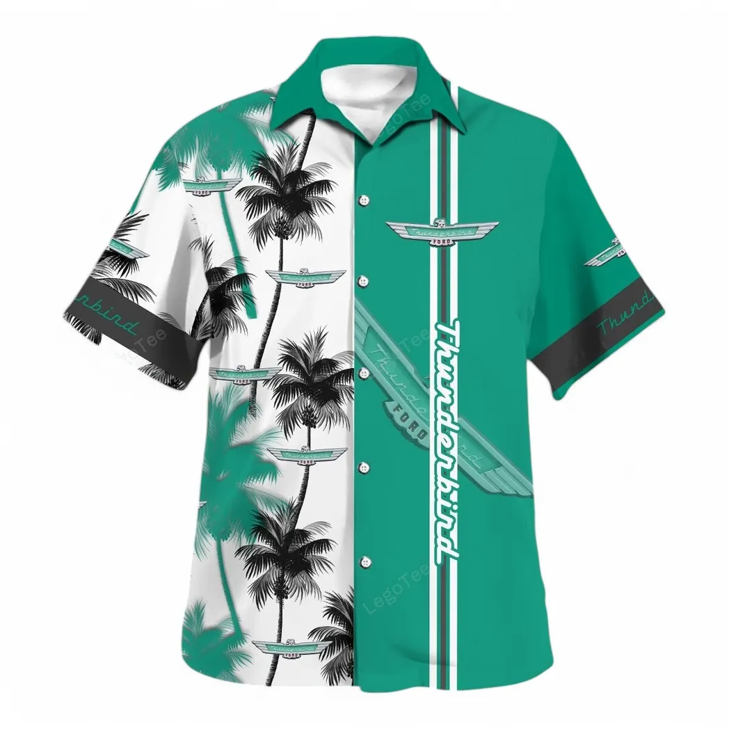 ford thunderbird hawaiian shirt for men gift for ford thunderbird lovers gift for him husband boyfriend car143021125043 9twcp