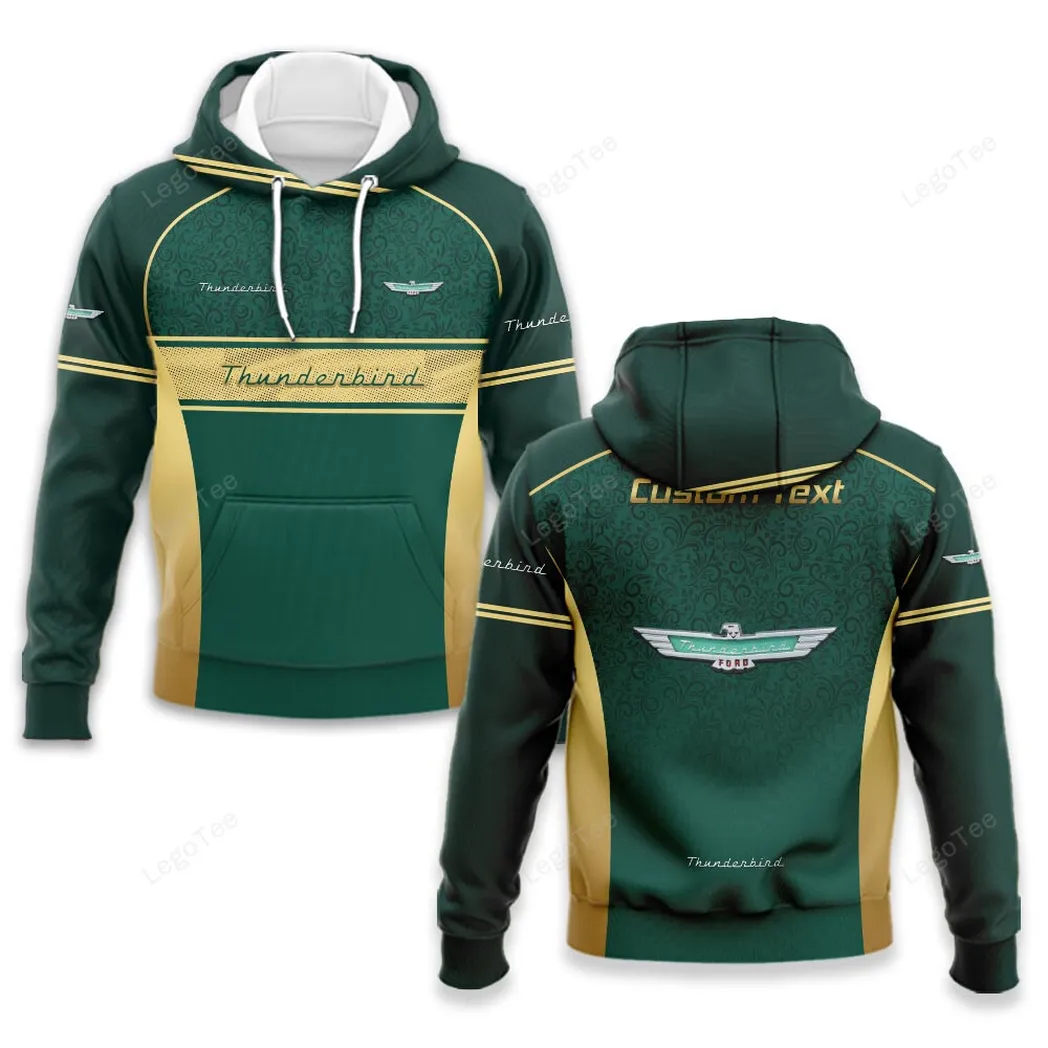 Ford Thunderbird Hoodie, Gift For Ford Thunderbird Lovers, Gift For Him, Husband, Boyfriend CAR137021325920-5