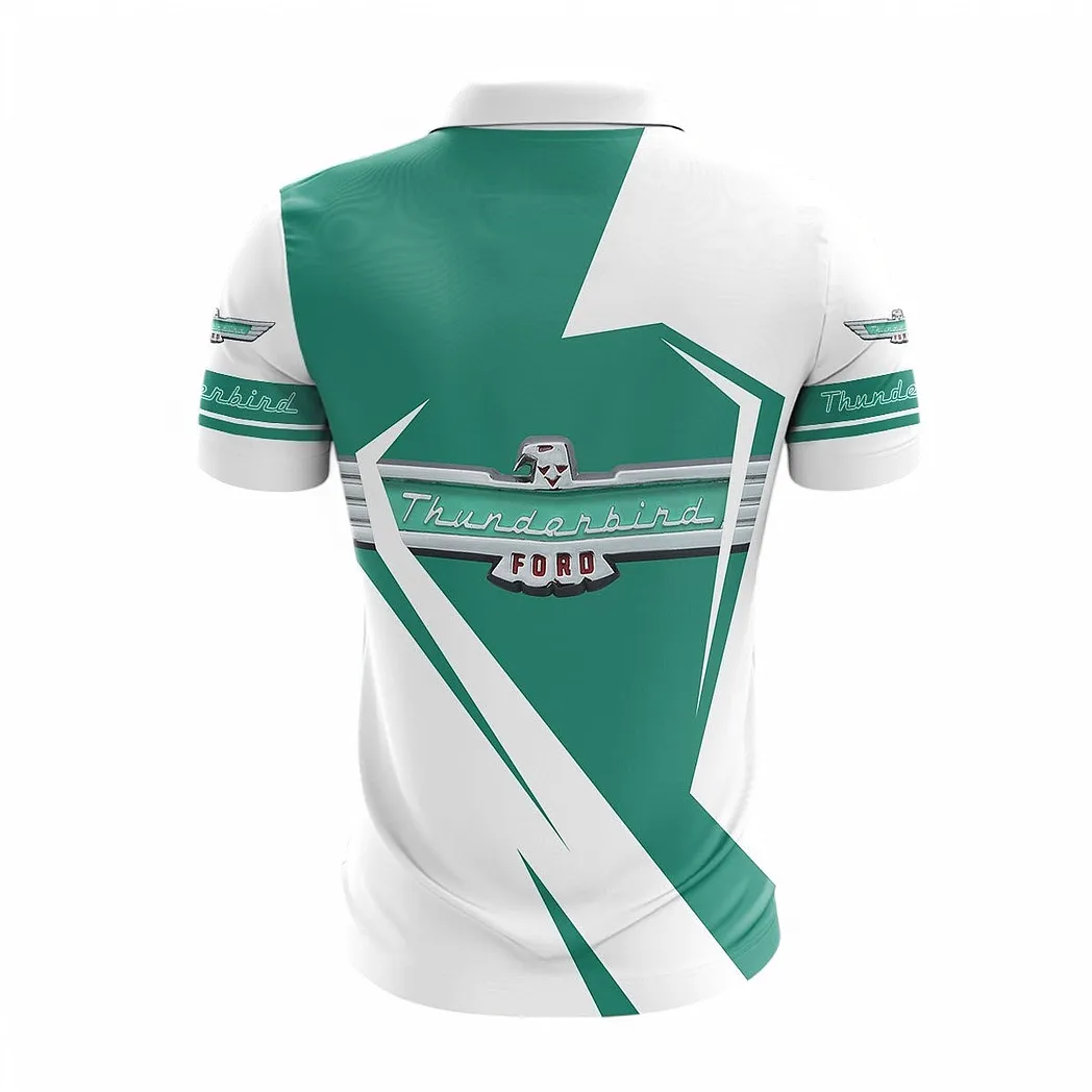 ford thunderbird zipper polo shirt for men gift for ford thunderbird fan car68022125965