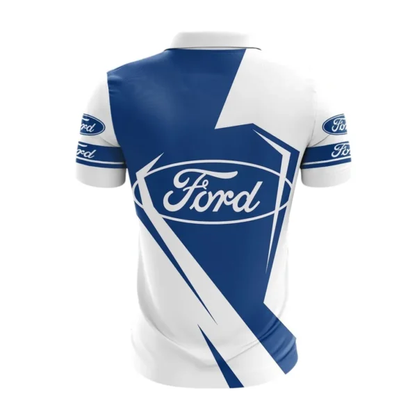 ford zipper polo shirt gift for ford lovers gift for him husband boyfriend car3202122512 b0iep