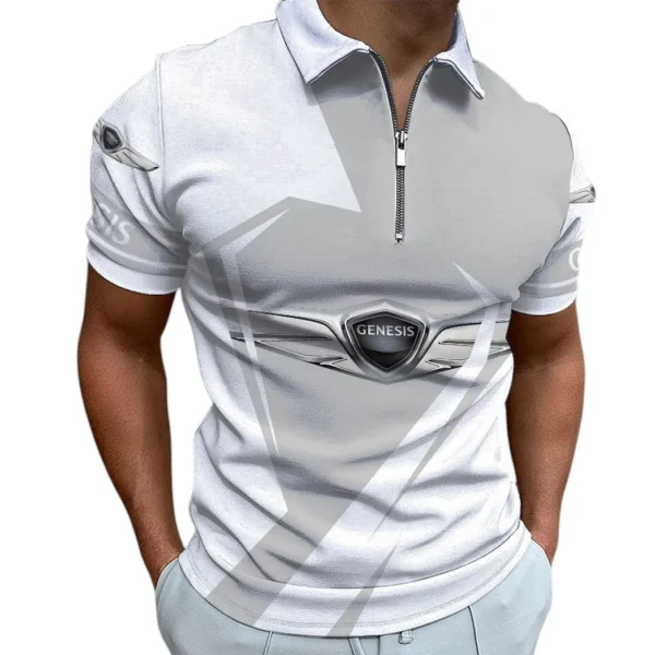 genesis zipper polo shirt gift for genesis lovers gift for him husband boyfriend car3202122566 yfu5u