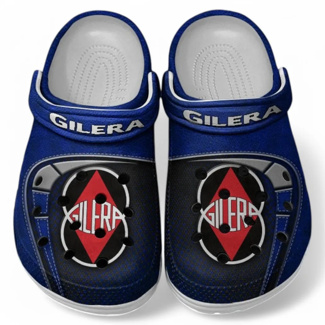 Gilera Crocs Shoes, Clogs Men Women, Gift For Gilera Fan CAR183031725133 - Blue