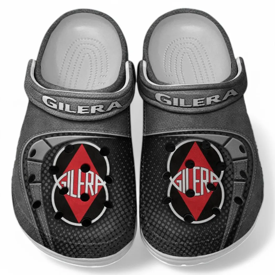 Gilera Crocs Shoes, Clogs Men Women, Gift For Gilera Fan CAR183031725133 - Gray