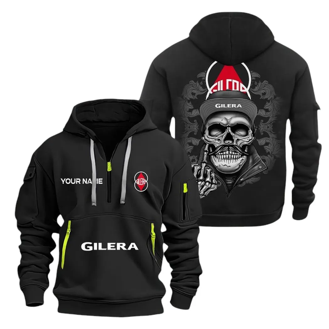 gilera half zip hoodie for men gift for gilera fan car166022625201 black pzeuh