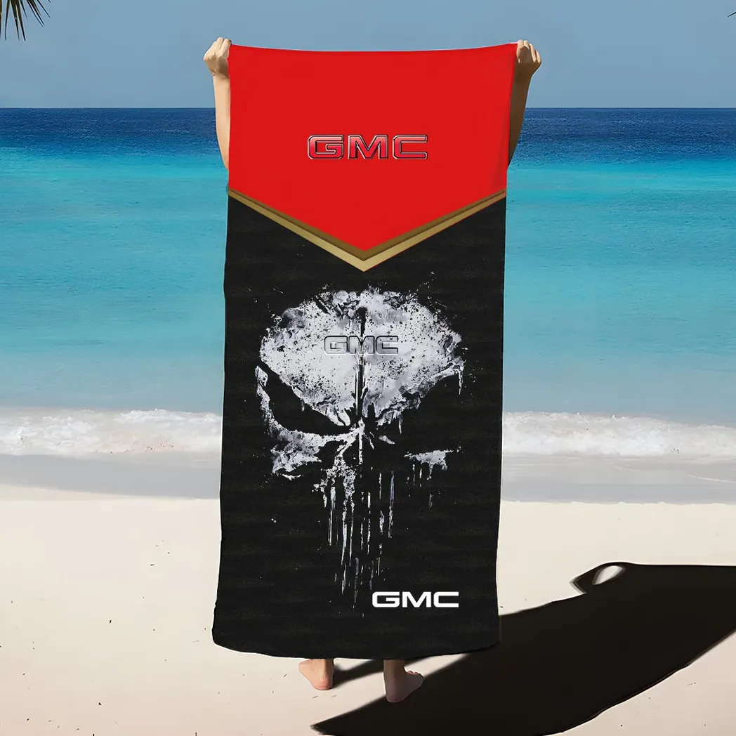 gmc beach towel gift for gmc lovers gift for him husband boyfriend car17302252525 fze14